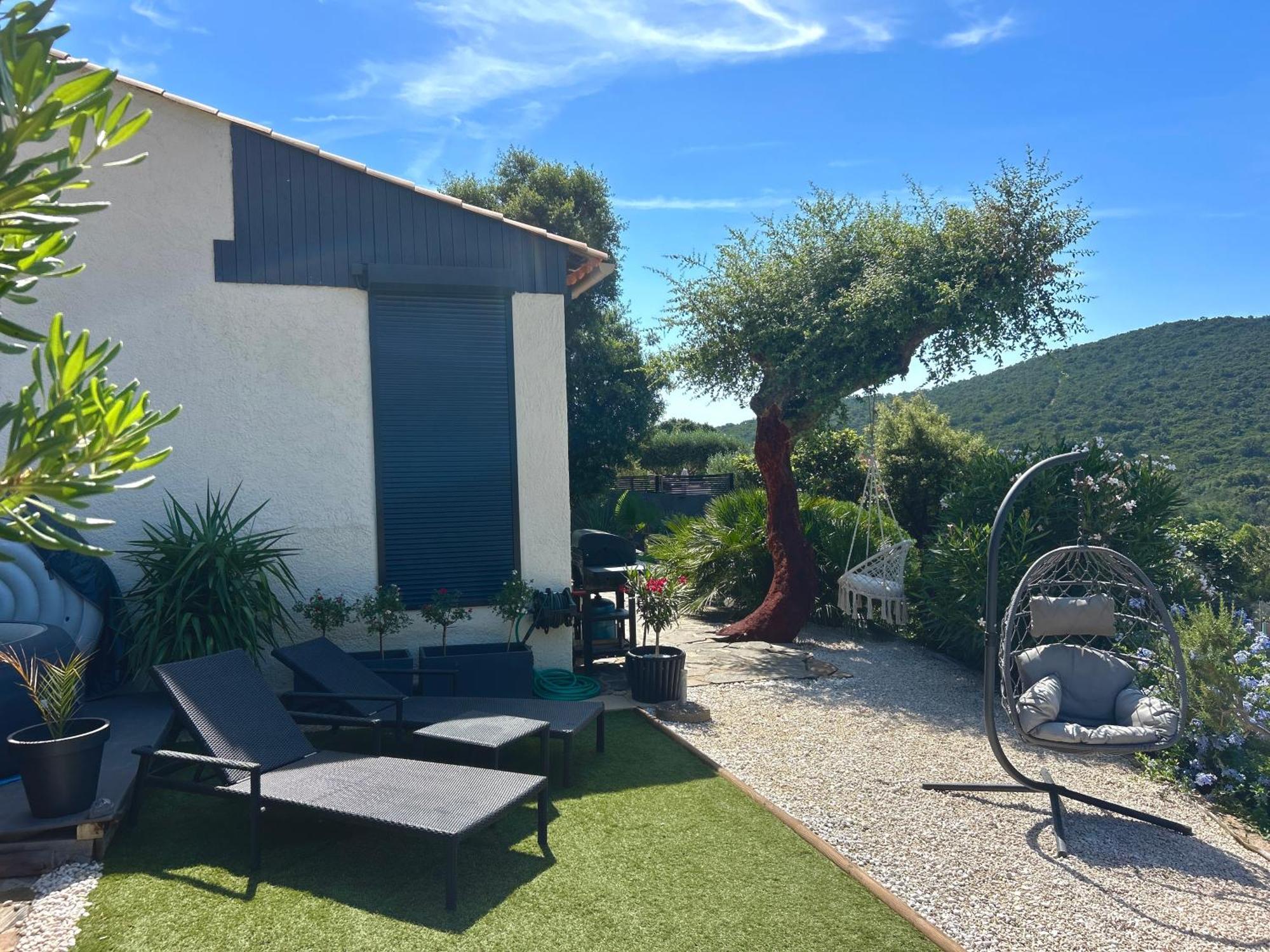 Belle Chambre Privee Avec Le Jardin Privatif Et Le Jacuzzi Cavalaire-sur-Mer Exterior foto